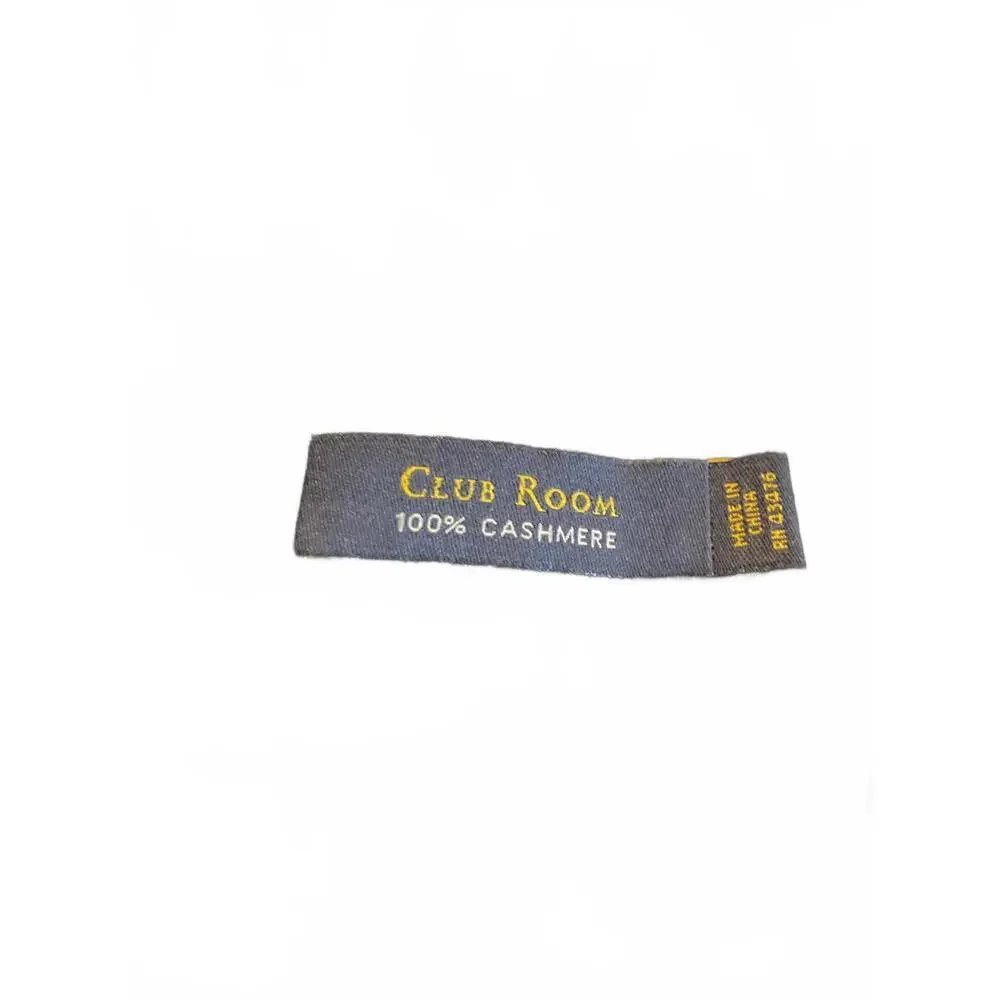 Club Room 100% Cashmere Navy Scarf